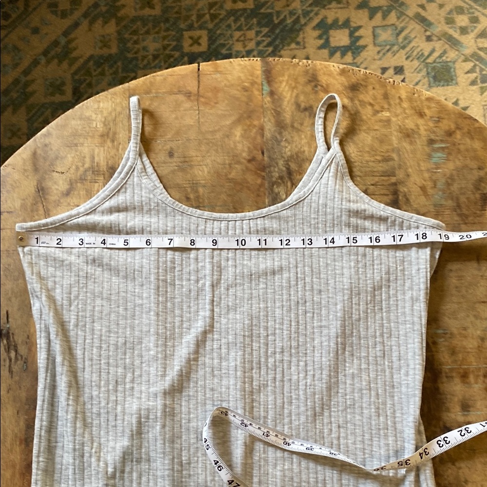 Gray Ribbed Body Suit - Picture 4 of 7